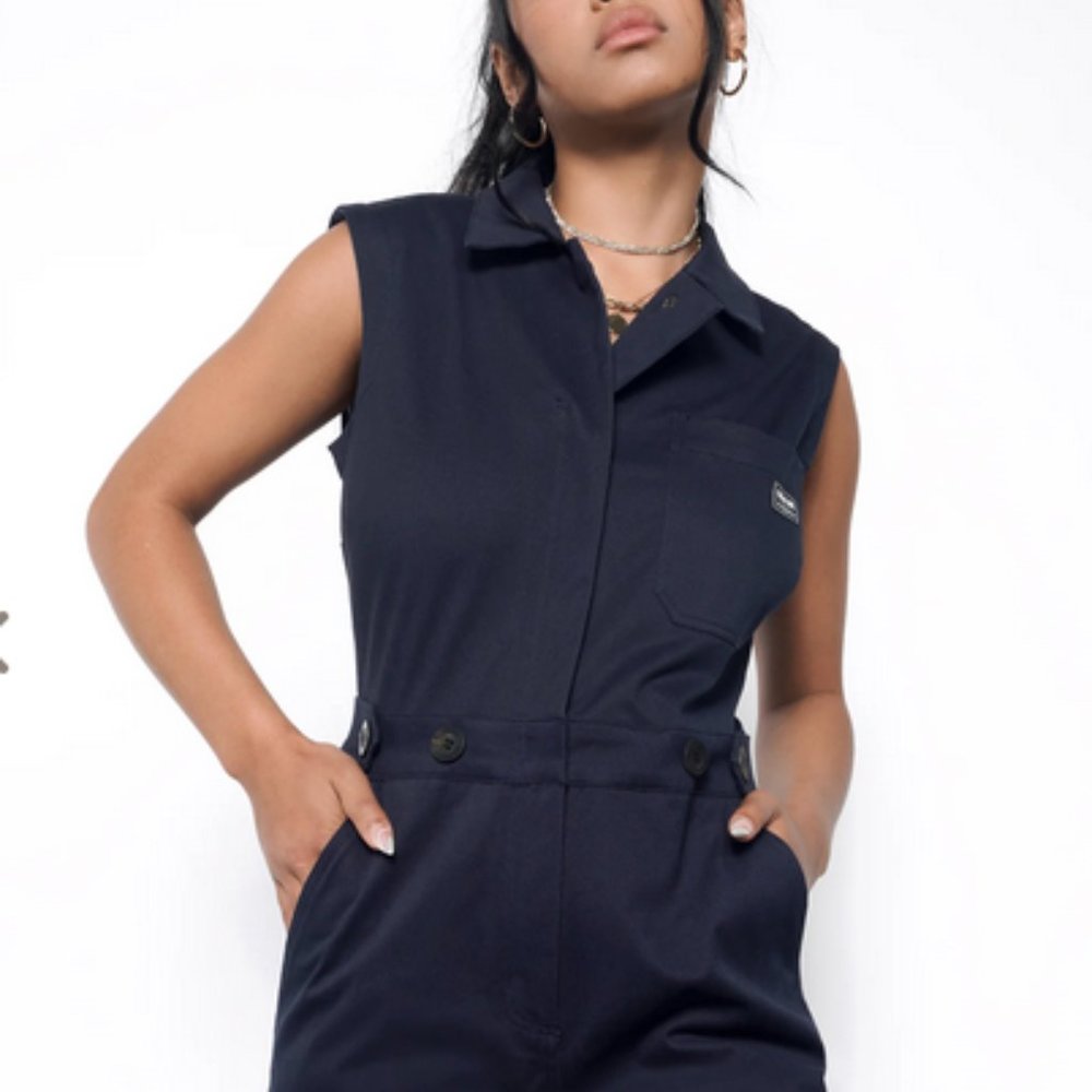 Wildfang Essential Sleeveless High Waisted Coverall